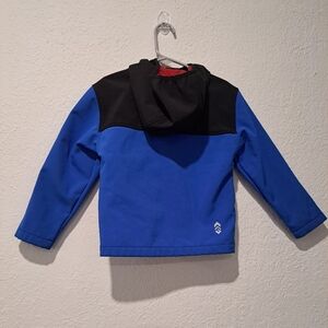 Free Country Blue and Black Hooded Jacket